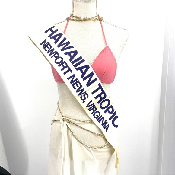 AUTHENTIC HAWAIIAN TROPIC PAGENT SASH ONLY 1 🌴 - Picture 10 of 10